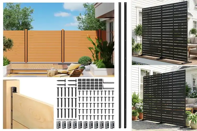 Detailed view of Best 2-Pack Privacy Fence Panels