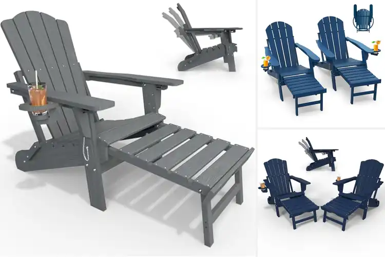 Detailed view of Best Adirondack Chairs With Built In Footrests