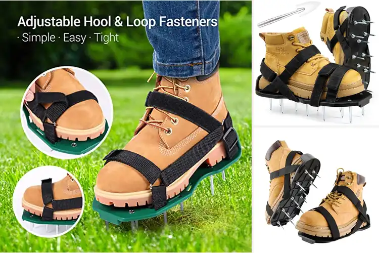 Detailed view of Best Adjustable Lawn Spiked Shoes