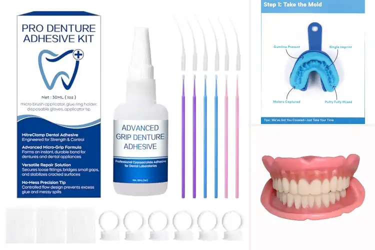 Detailed view of Best At Home Dental Care Tools For Dentures