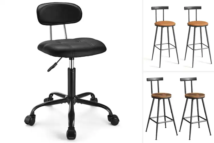 Detailed view of Best Backrest-Equipped Pub Stool