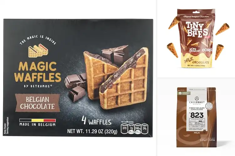 Detailed view of Best Belgian Milk Chocolate Waffles