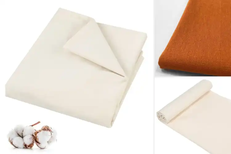 Detailed view of Best Breathable Linen Cotton Fabrics