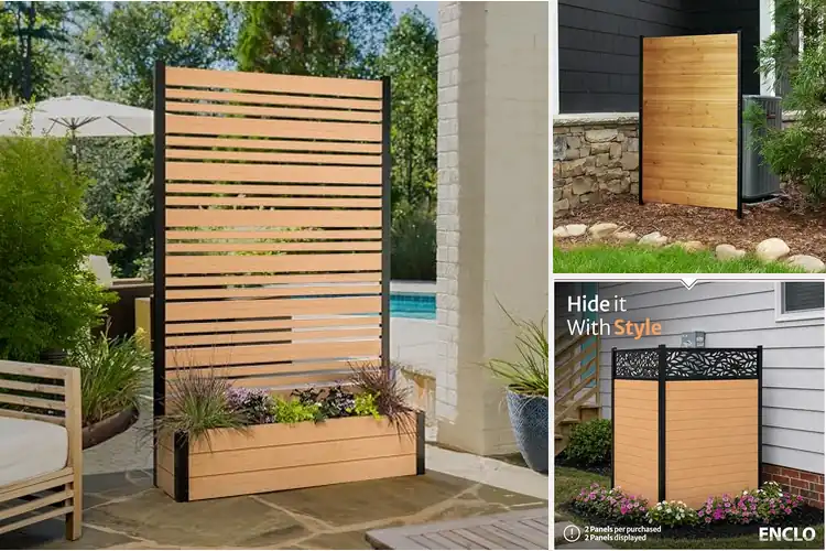 Detailed view of Best Cedar Color Screens