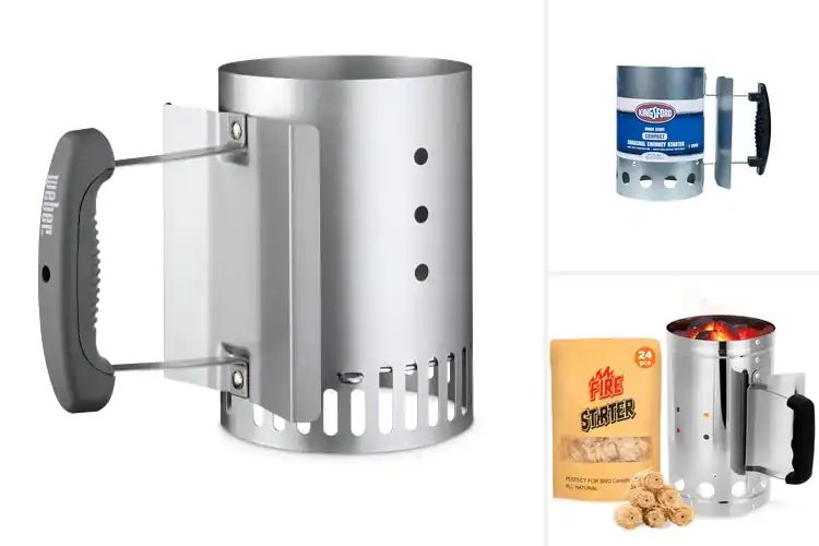 Detailed view of Best Charcoal Chimney Starters For BBQ