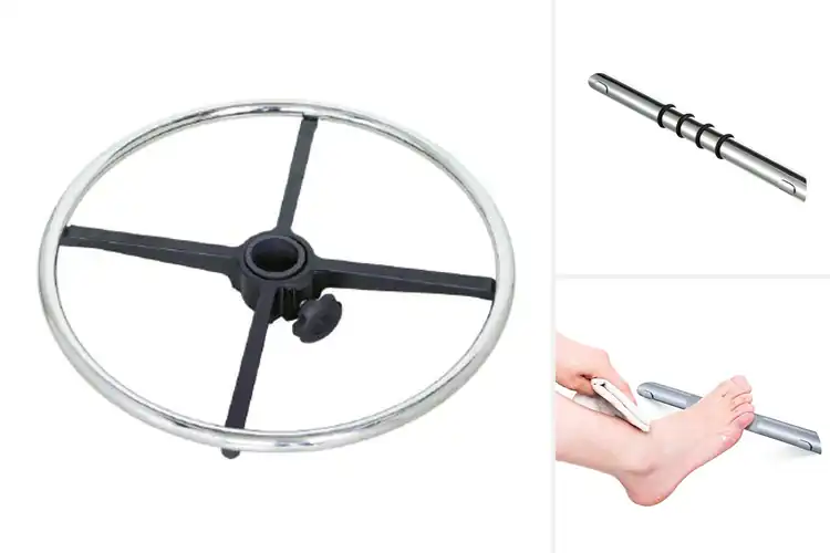 Detailed view of Best Chrome Foot Rests: Top 10 Stylish Comfort Boosters