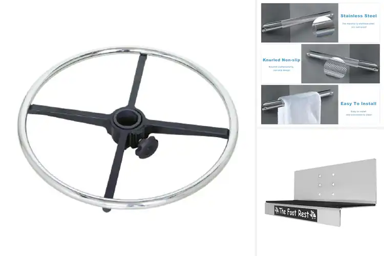 Detailed view of Best Chrome Foot Rests With Tubular Steel