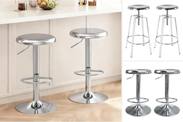 Detailed view of Best Chrome Stools
