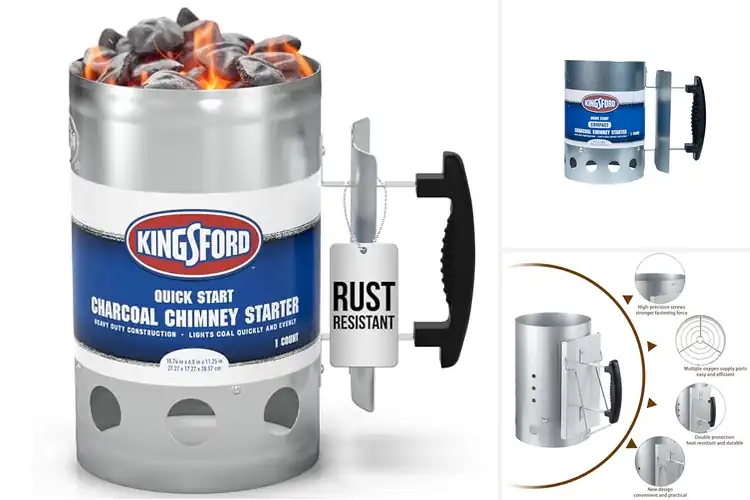 Detailed view of Best Corrosion Proof Charcoal Chimney Starters