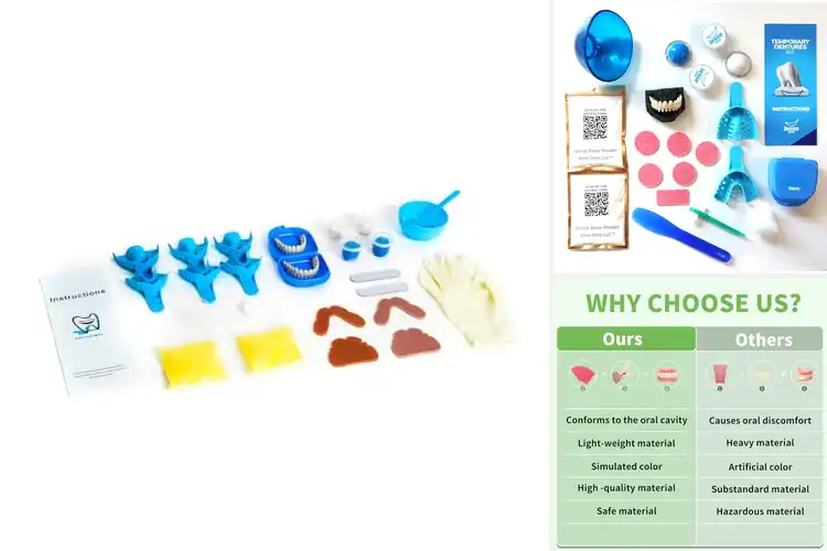 Detailed view of Best Denture DIY Kit: Transform Your Smile at Home