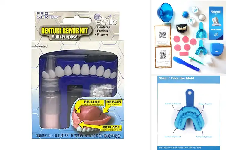Detailed view of Best Denture Kits For A Complete Smile