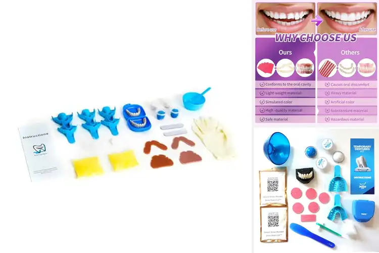 Detailed view of Best DIY Denture Kits