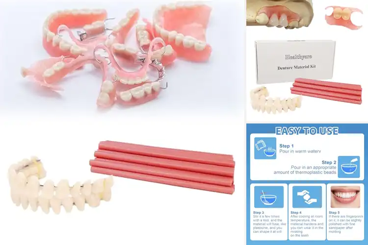 Detailed view of Best DIY Denture Repair Kit For Missing Teeth