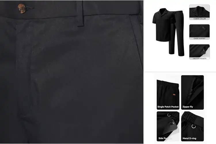 Detailed view of Best Dress Casual Pants Shirts