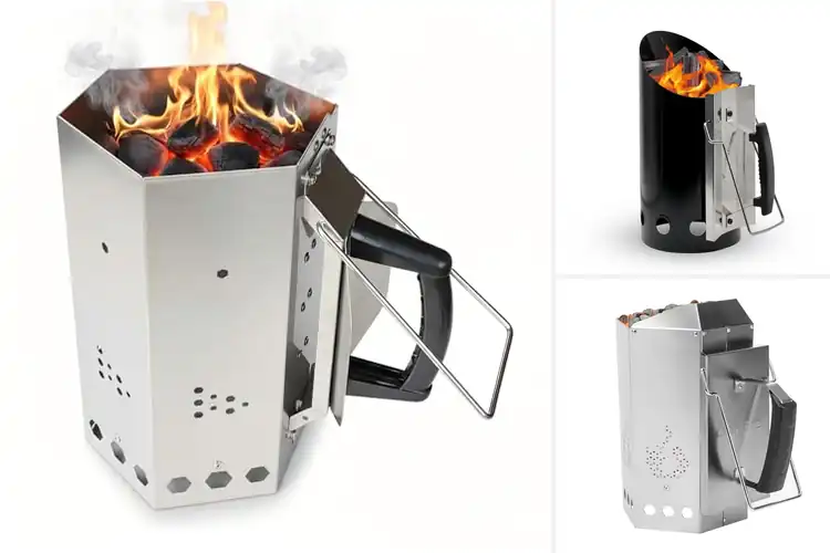 Detailed view of Best Dual-Handle Safer Chimney Starter