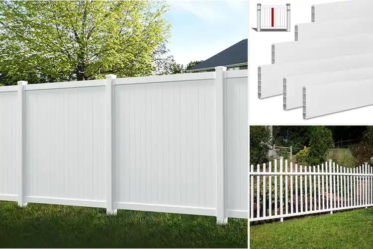 Detailed view of Best Durable Vinyl Fence Panels