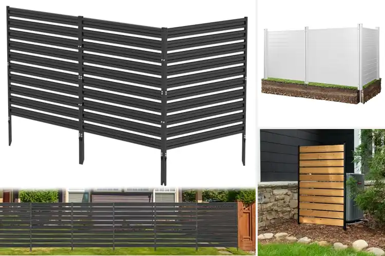 Detailed view of Best easy install privacy fence panels