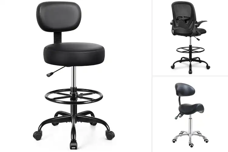 Detailed view of Best Ergonomic Office Stool With Backrest