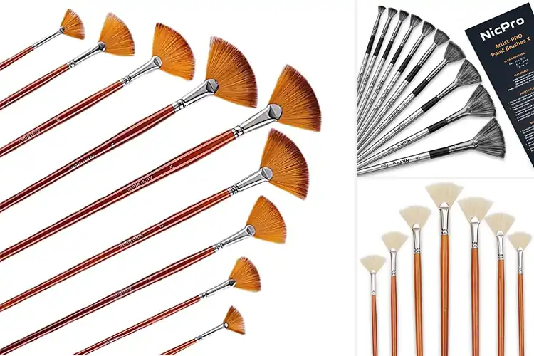 Detailed view of Best Fan Brushes: Elevate Your Art with Our Top Picks