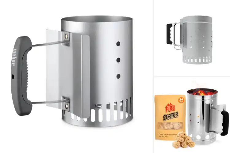 Detailed view of Best Fast Even Burn Charcoal Chimney