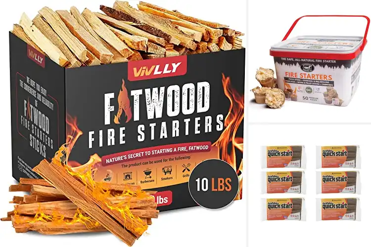 Detailed view of Best Fast Even Burn Starters for Quick, Reliable Fires