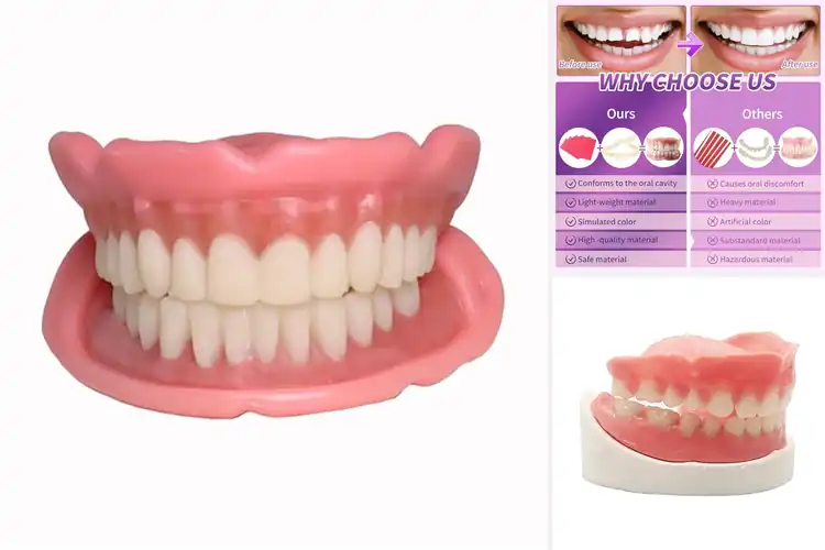 Detailed view of Best Full Set Denture Teeth For Quick Smile Improvement