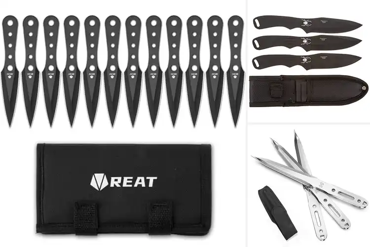 Detailed view of Best Full Tang Throwing Knives