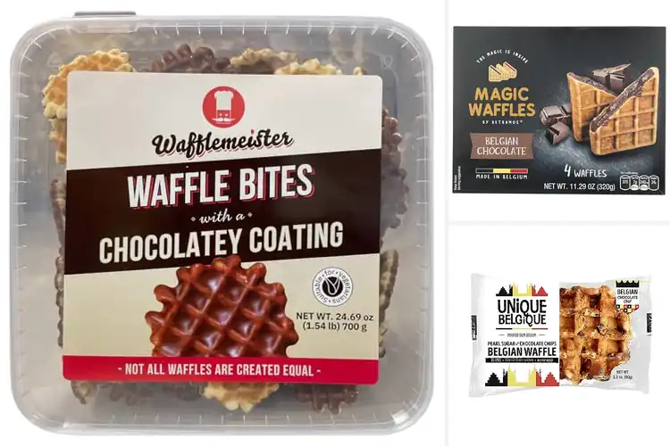Detailed view of Best Gourmet Belgian Milk Chocolate Waffles