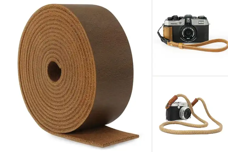 Detailed view of Best Handmade Leather Strap Craftsmanship