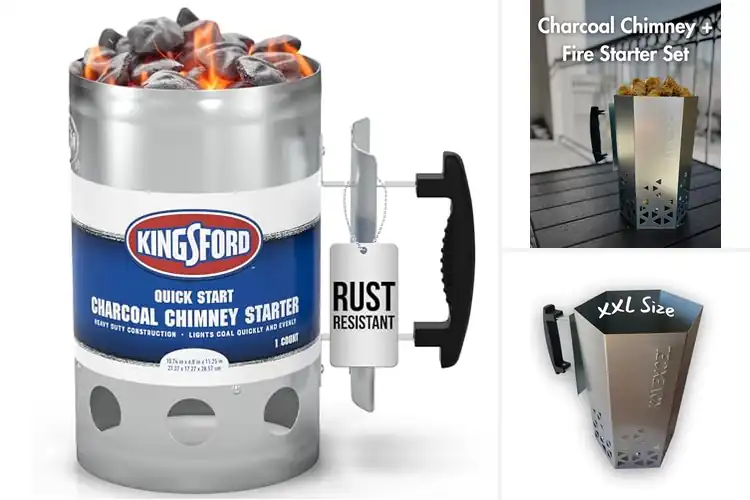 Detailed view of Best Heavy Duty Chimney Starters: Grill Faster