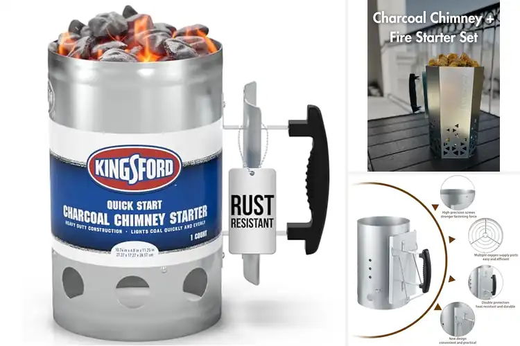 Detailed view of Best Large Capacity Charcoal Chimney Starters