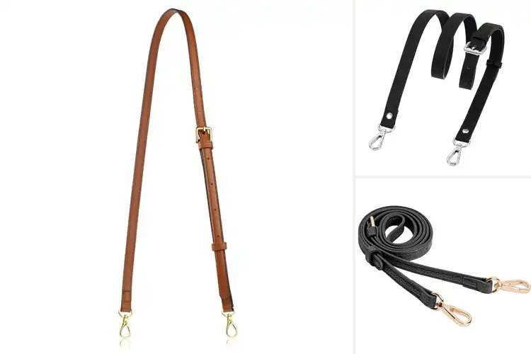 Detailed view of Best Leather Crossbody Strap