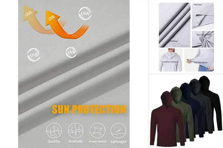 Detailed view of Best Lightweight Moisture Wicking Hoodies