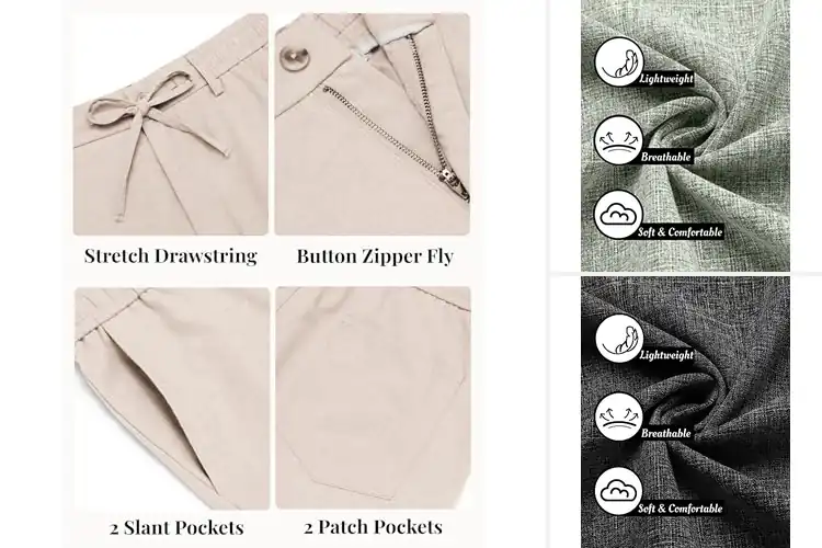 Detailed view of Best Linen Blend Mens: 10 Top Picks for Style & Comfort