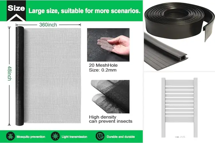 Detailed view of Best Long Lasting Vinyl Screens