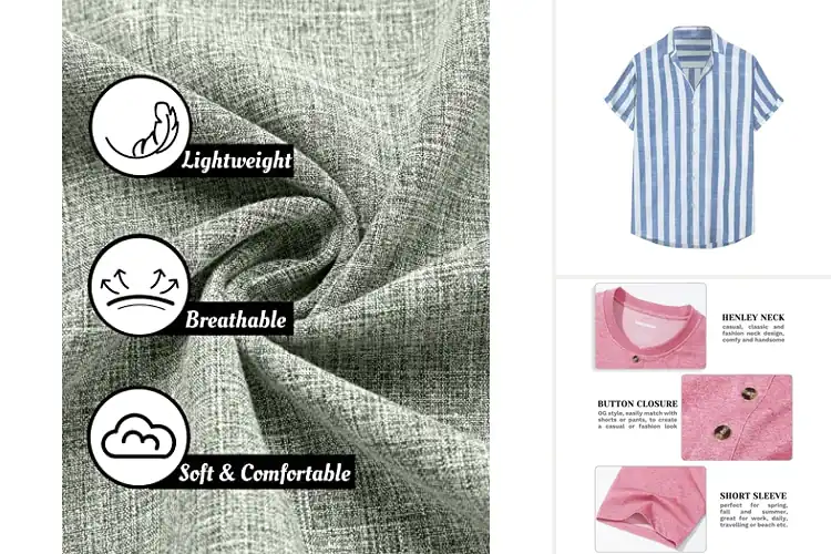 Detailed view of Best Mens Summer Shirts: Stay Cool & Stylish