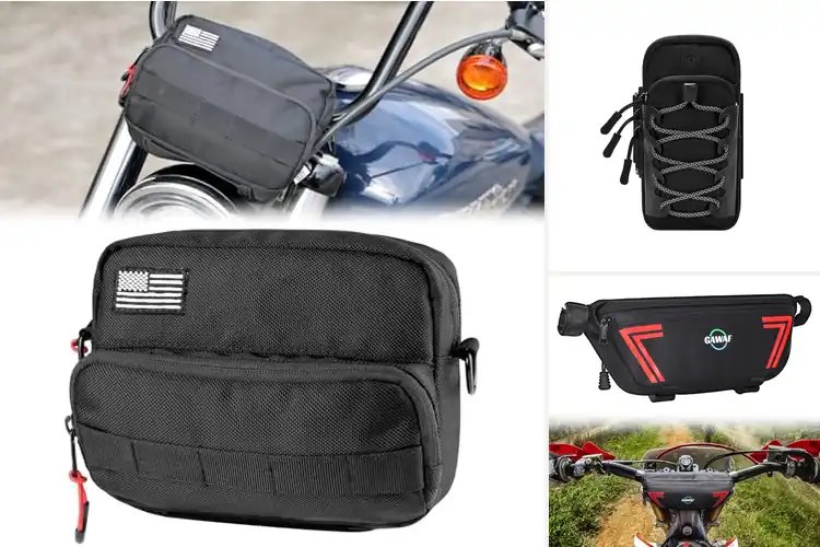 Detailed view of Best Motorcycle Handlebar Storage Bags