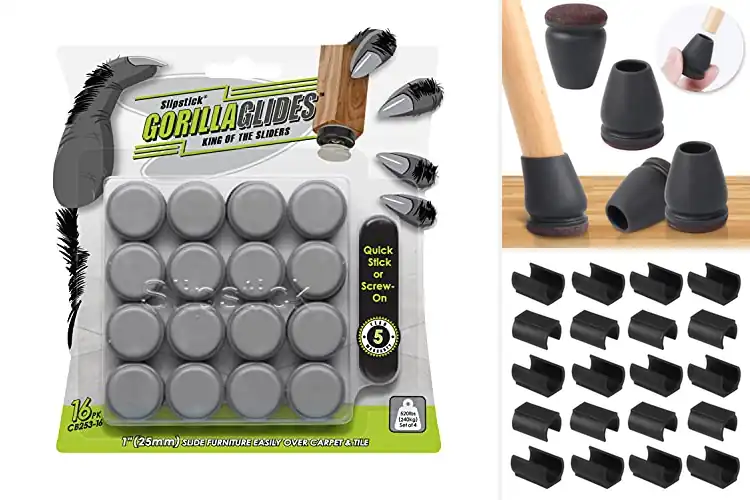 Detailed view of Best Multi-Floor Glides Stools