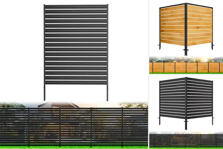 Detailed view of Best No-Dig Privacy Fences