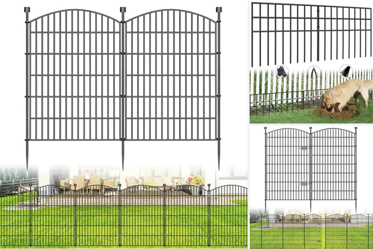 Detailed view of Best No Dig Yard Panels for Easy, Secure Yard Protection