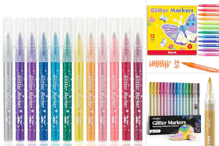 Detailed view of Best Non-Toxic Glitter Markers