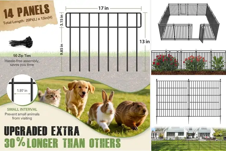 Detailed view of Best Outdoor Fence Panels