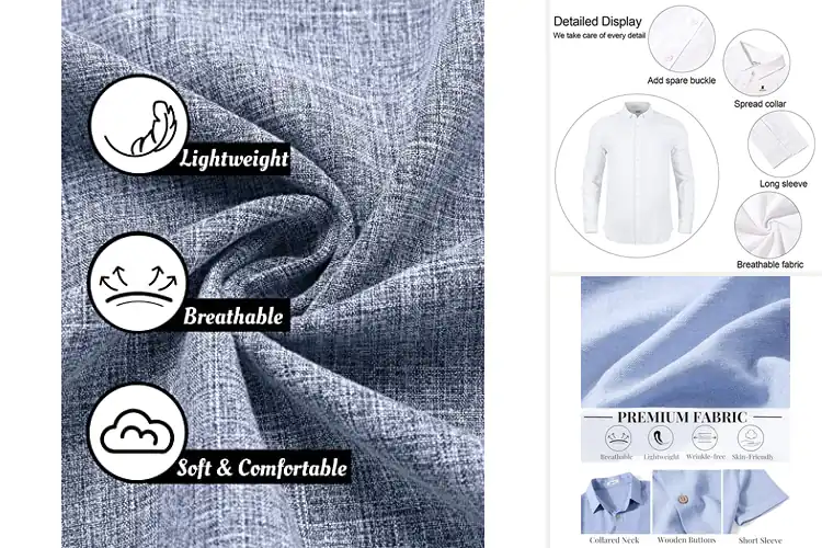 Detailed view of Best Pairing Linen Shirt With Chinos Jeans