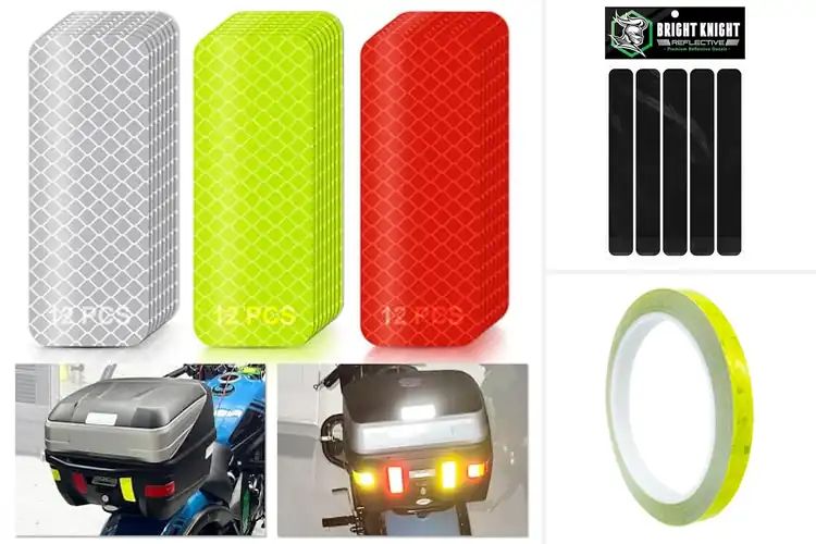 Detailed view of Best Reflective Strips for Motorcycles