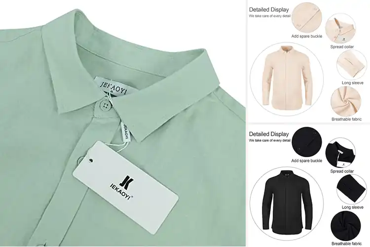 Detailed view of Best Roll Up Long Sleeve Shirts