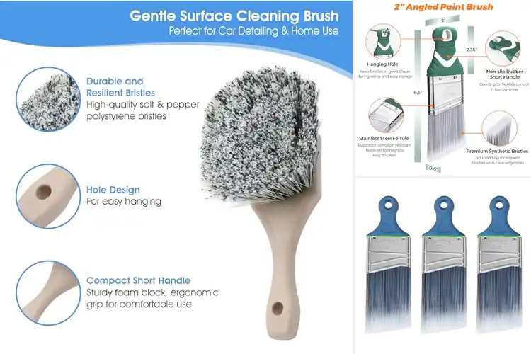 Detailed view of Best Short Handle Brushes: Top 10 Picks for Precision & Ease