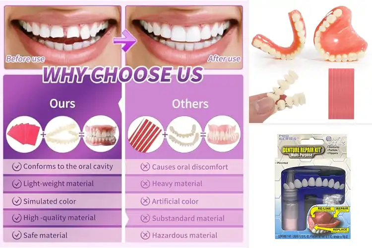 Detailed view of Best Smile Enhancement Denture Kit