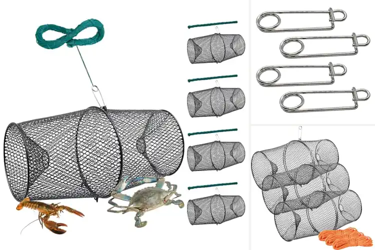 Detailed view of Best Spring Clip Crawfish Traps