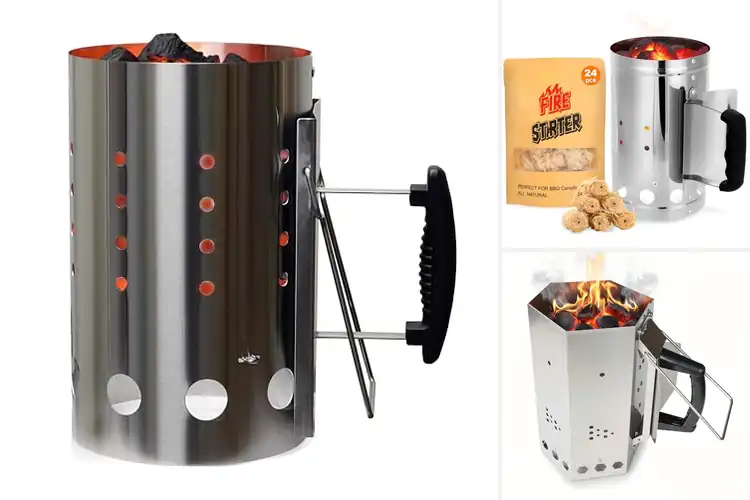 Detailed view of Best Stainless Steel Charcoal Chimney Starters