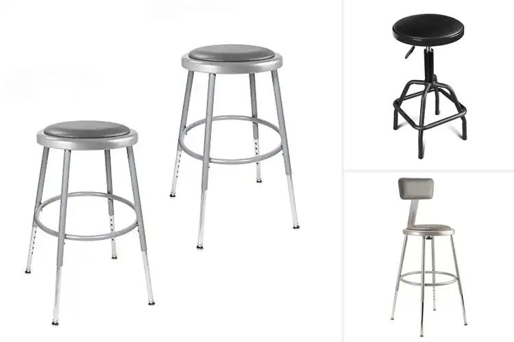 Detailed view of Best Steel Frame Stools